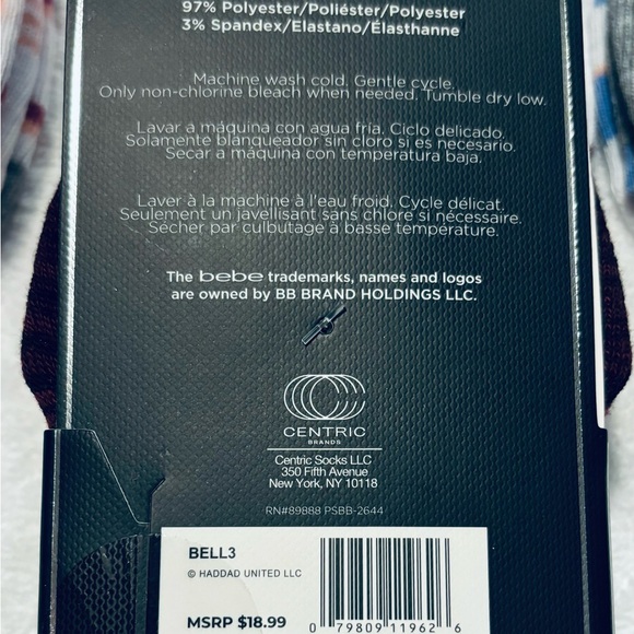 BEBE Nylon Spandex Liners Socks - Size 4-10 - 5 Packs in sets of 3 = 15 … - Picture 6 of 7